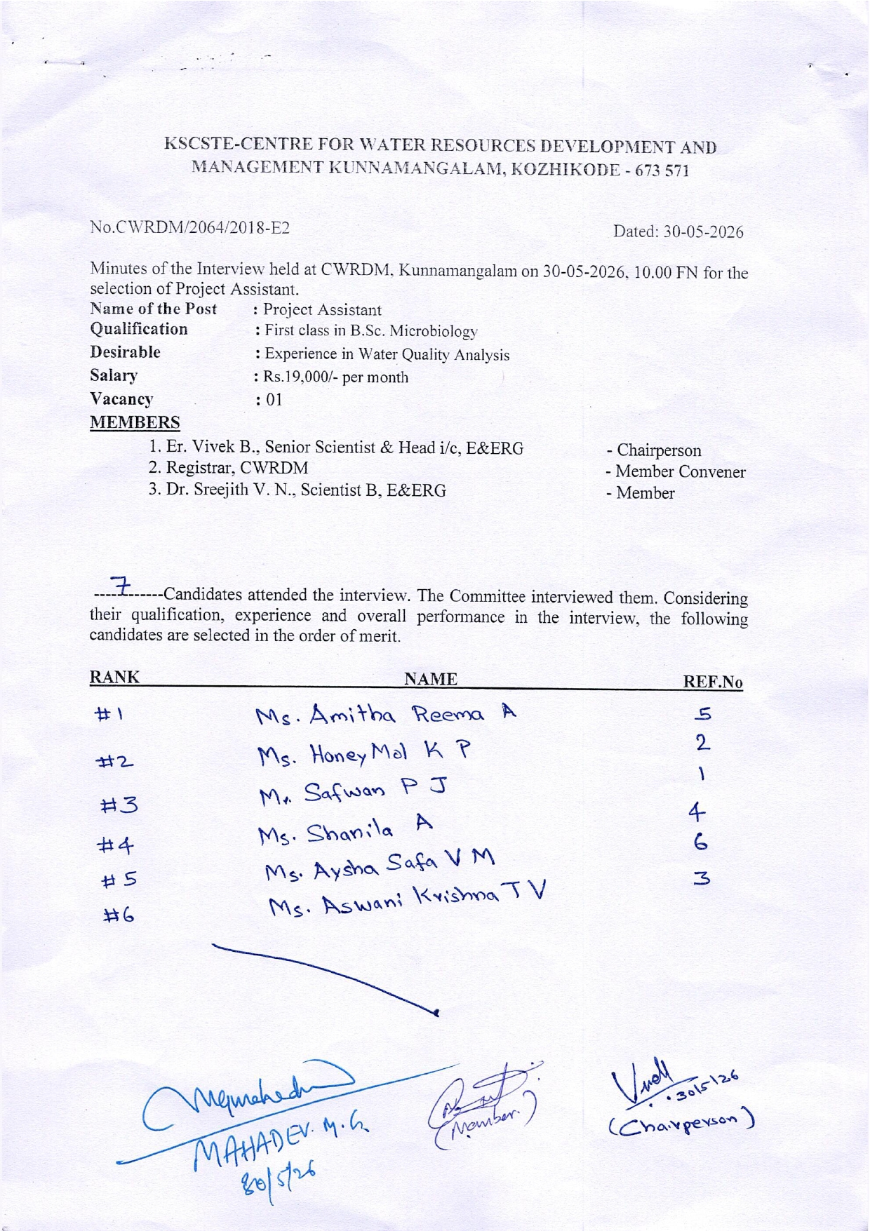 ranklist