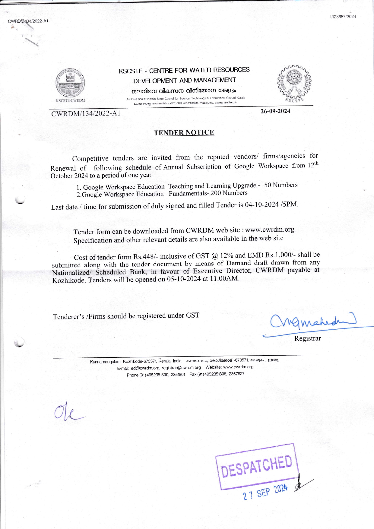 notice